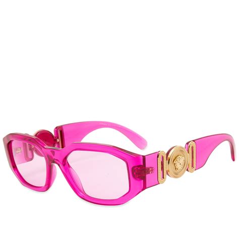 versace pink sunglasses for women.